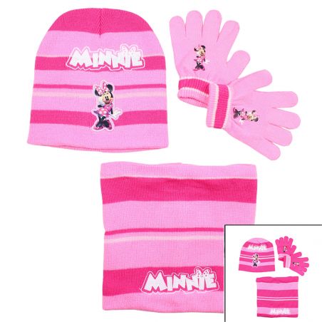 Bonnet Gants Snood Fille Minnie