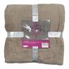 Texture flannel blanket+sherpa 150x200