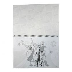 Bloc de dessin avec pochoir La Reine des neiges