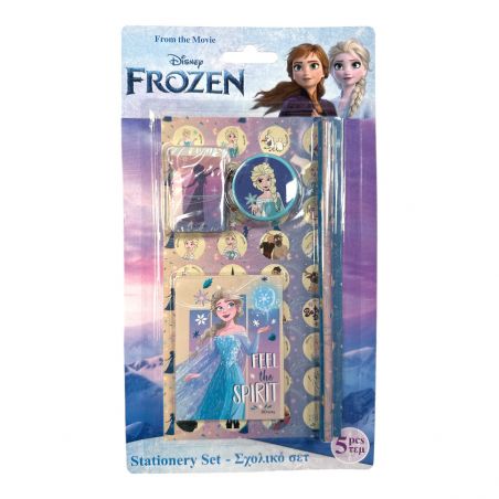 Set de papeterie 5 pièces La Reine des Neiges