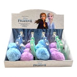 Présentoir de porte clés brosse avec pompon La Reine des neiges