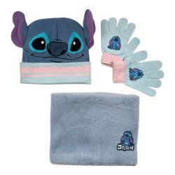 Bonnet Gants Snood Fille Lilo & Stitch