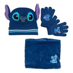 Bonnet Gants Snood Garçon Lilo & Stitch
