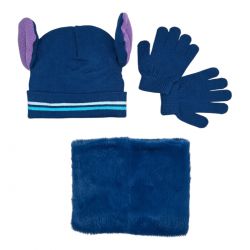Bonnet Gants Snood Garçon Lilo & Stitch