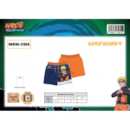 Short de bain Naruto
