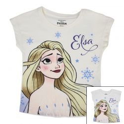 T-shirt manches courtes Fille La Reine des neiges