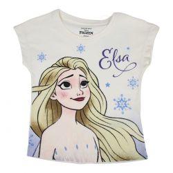 T-shirt manches courtes Fille La Reine des neiges
