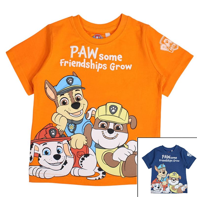 T-shirt manches courtes Garçon Paw Patrol