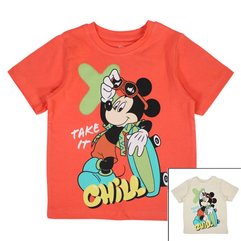T-shirt manches courtes Garçon Mickey