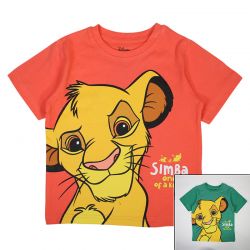 T-shirt manches courtes Garçon Le Roi Lion