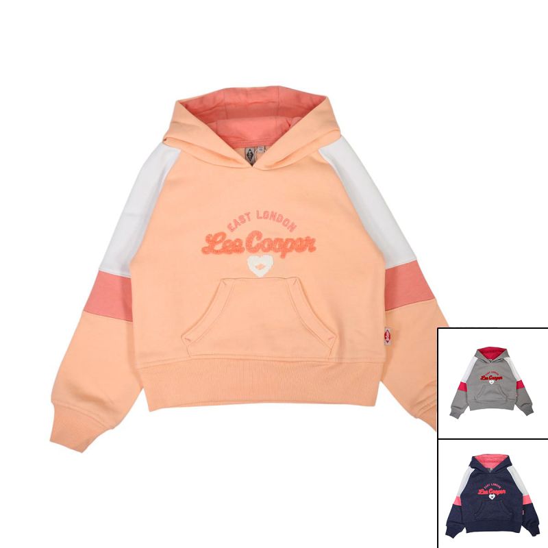 Sweat à capuche fille Lee Cooper