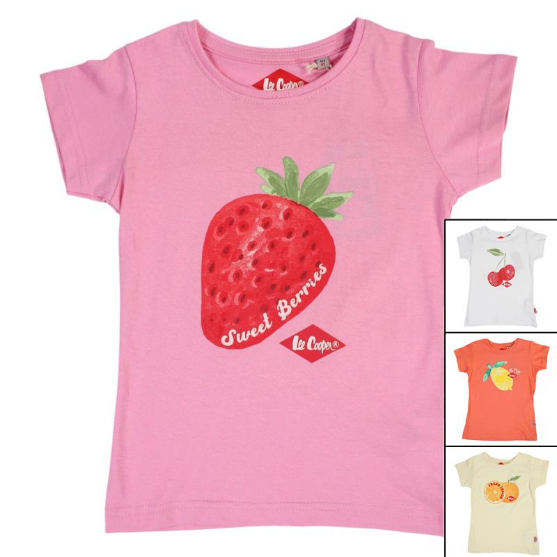 T-shirt manches courtes fille Lee Cooper
