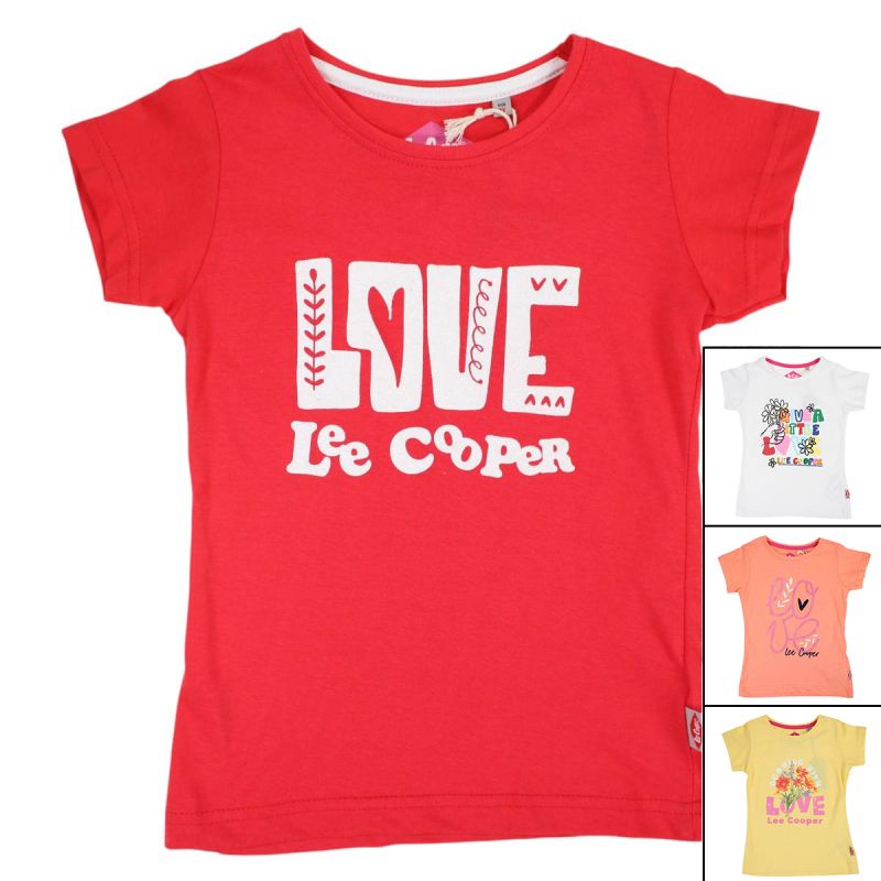 T-shirt manches courtes fille Lee Cooper
