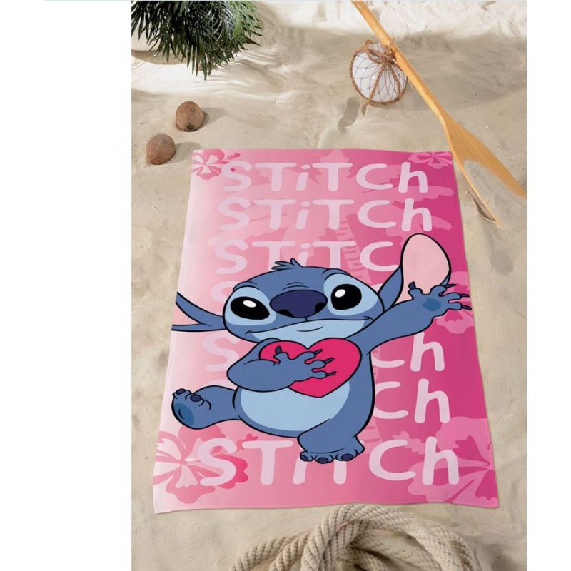 Serviette polyester Lilo et Stitch
