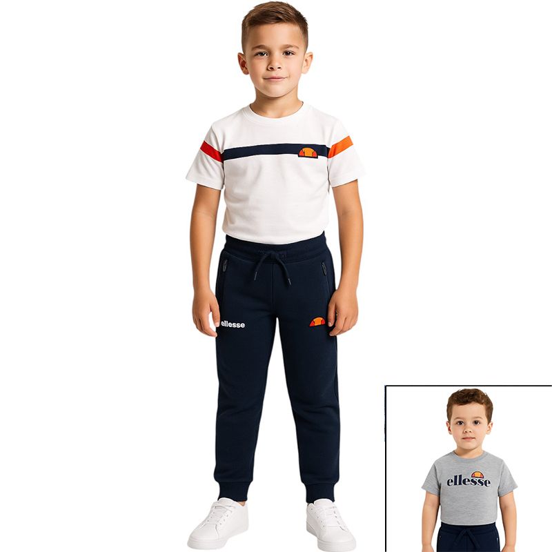 Pack de 2 T-shirts et pantalon de jogging Ellesse