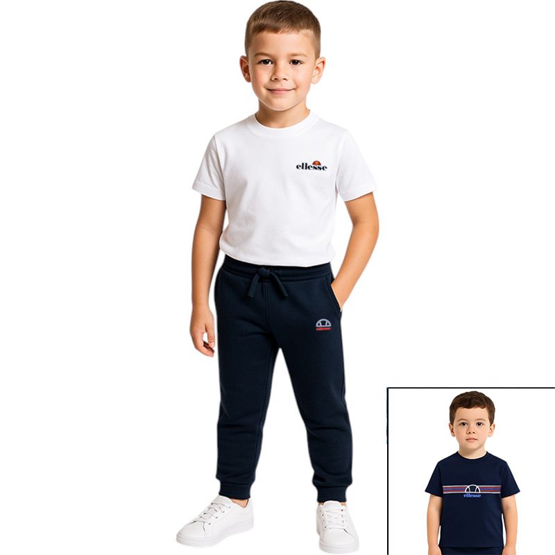 Pack de 2 T-shirts et pantalon de jogging Ellesse