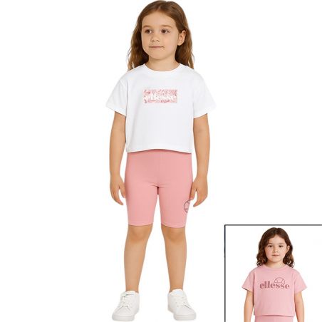 Pack de 2 T-shirts et short cycliste Ellesse