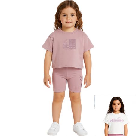 Pack de 2 T-shirts et short cycliste Ellesse