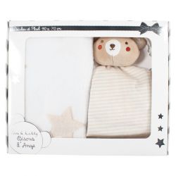 Plaid avec peluche Tom Kids