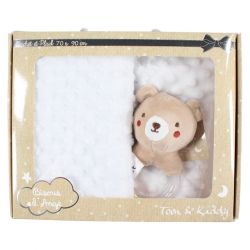 Plaid avec peluche Tom Kids