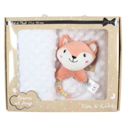 Plaid avec peluche Tom Kids