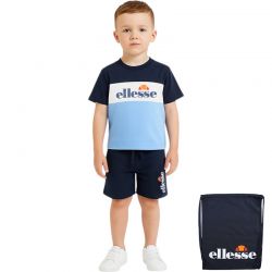 Ensemble 3 pièces T-shirt, short et sac Ellesse
