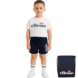 Ensemble 3 pièces T-shirt, short et sac Ellesse