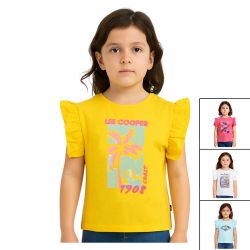 T-shirt manches courtes fille Lee Cooper
