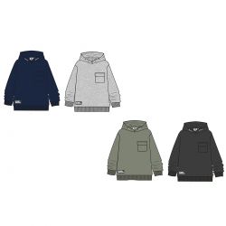 Sweat à capuche garçon Lee Cooper