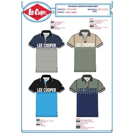 Polo manches courtes Garcon Lee Cooper Polo manches courtes Garcon Lee Cooper