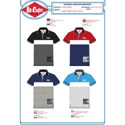 Polo manches courtes Garcon Lee Cooper