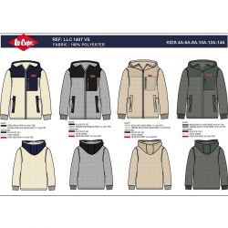 Veste à capuche Garcon Lee Cooper