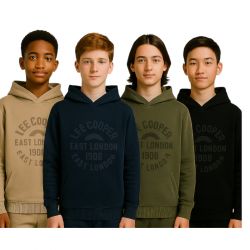 Sweat à capuche garçon Lee Cooper