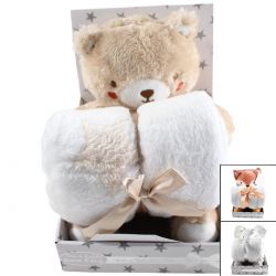 Plaid avec peluche Tom Kids
