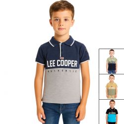 Polo manches courtes Garcon Lee Cooper