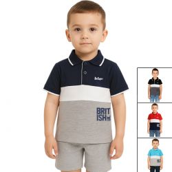 Polo manches courtes Garcon Lee Cooper