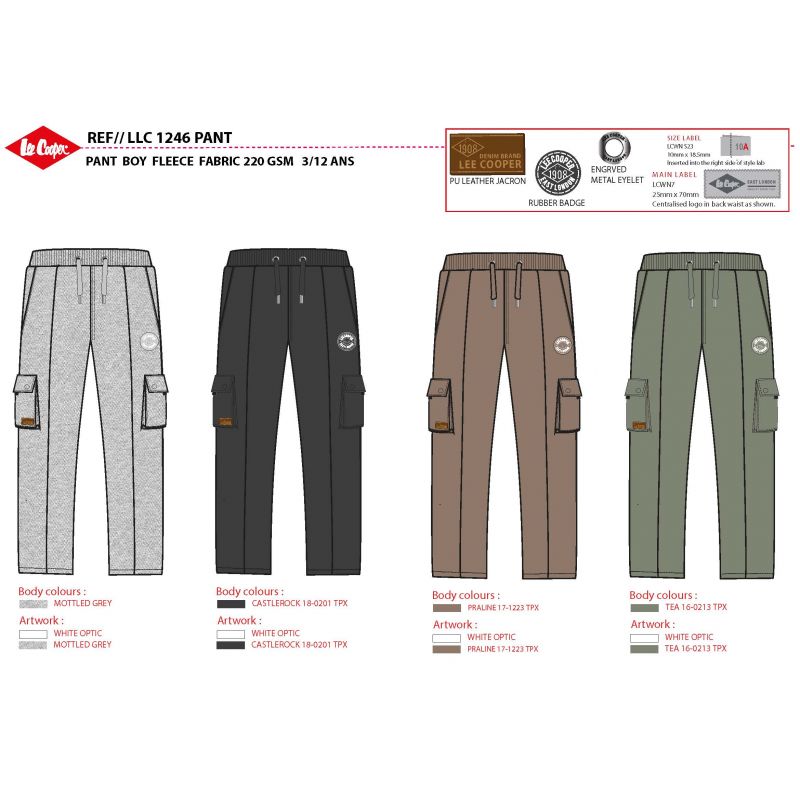 Pantalon de jogging garçon Lee Cooper