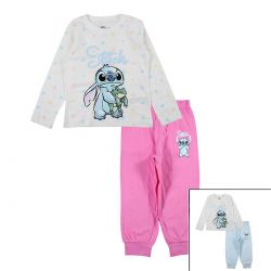 Pyjama coton fille Lilo et Stitch
