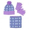 Bonnet gants snood La Reine des neiges fille