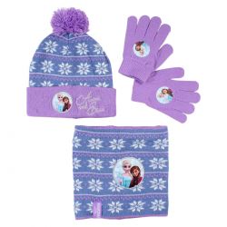 Bonnet gants snood La Reine des neiges fille