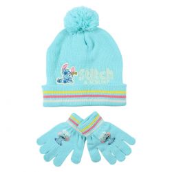 Bonnet gants Lilo et Stitch fille