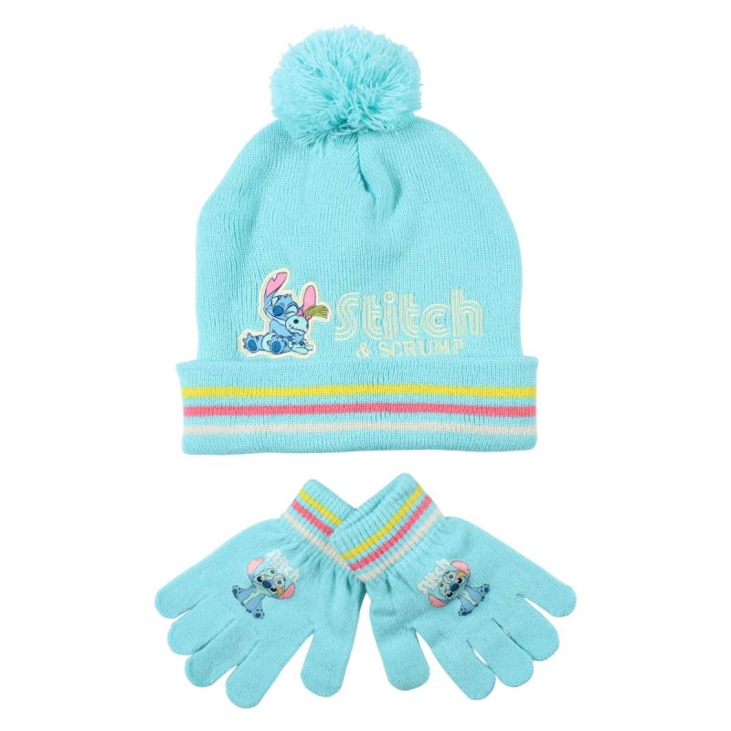 Bonnet gants Lilo et Stitch fille