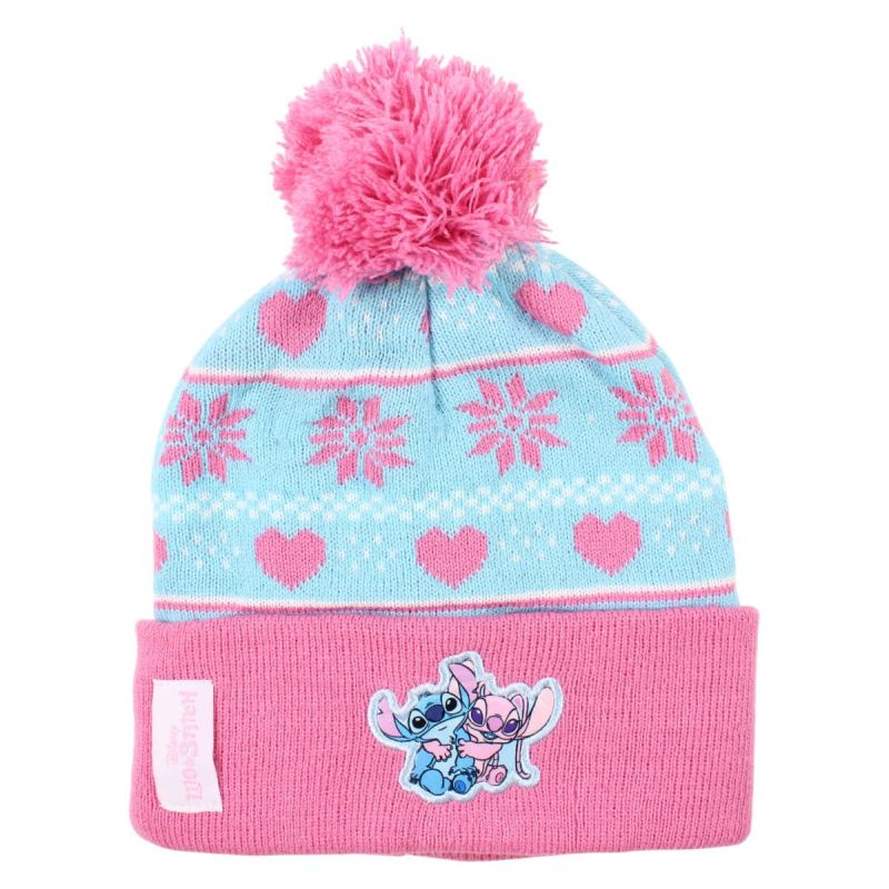Bonnet avec pompon Lilo et Stitch fille