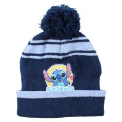 Bonnet avec pompon Lilo et Stitch garcon