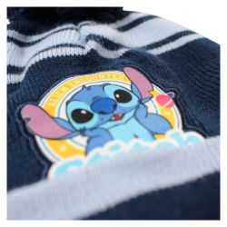 Bonnet avec pompon Lilo et Stitch garcon