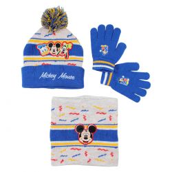 Bonnet gants snood Mickey garcon