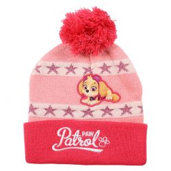 Bonnet avec pompon Paw patrol fille