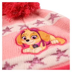 Bonnet avec pompon Paw patrol fille