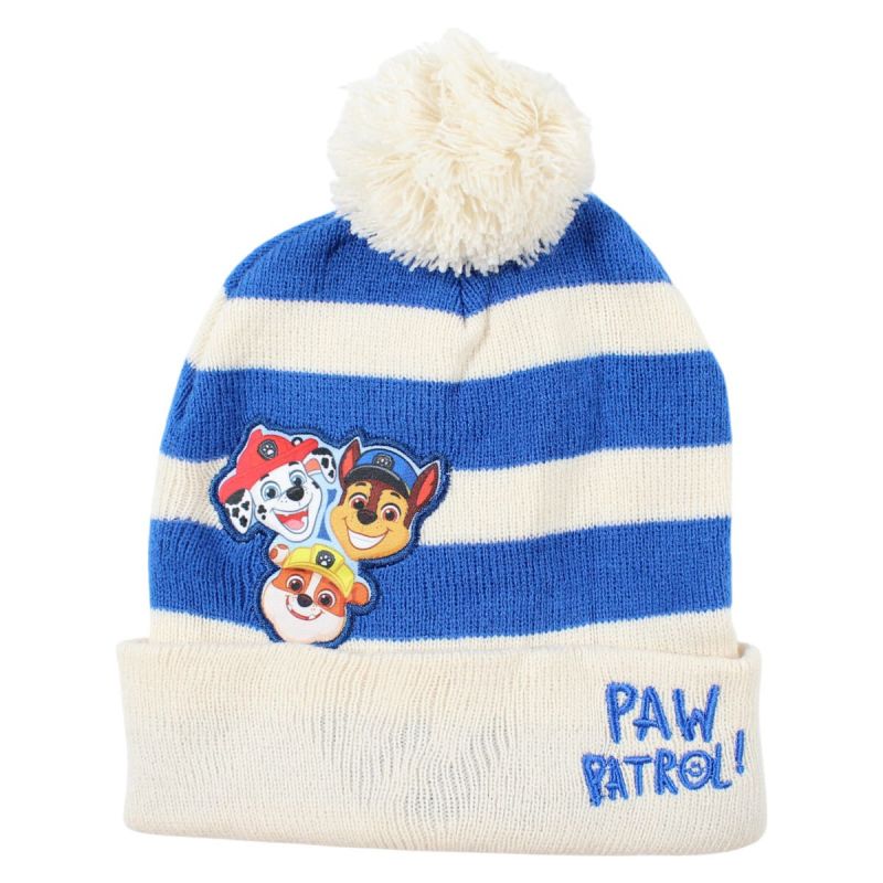 Bonnet avec pompon Paw patrol garcon