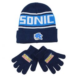 Bonnet gants Sonic garcon